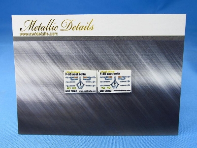 Lockheed Martin F-35 A/B/C Lightning Ii - 3d-printed Seat Belts Decals - image 1
