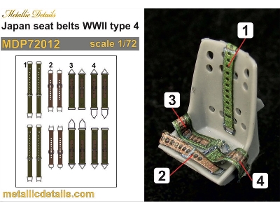 Japanese Wwii Seat Belts Type 4 - image 2