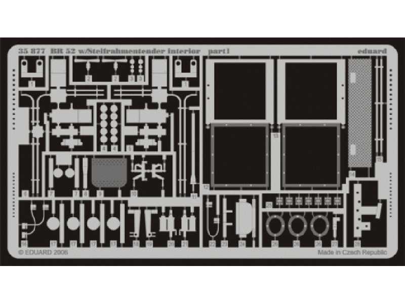 BR 52 w/ Steifrahmentender interior 1/35 - Trumpeter - image 1