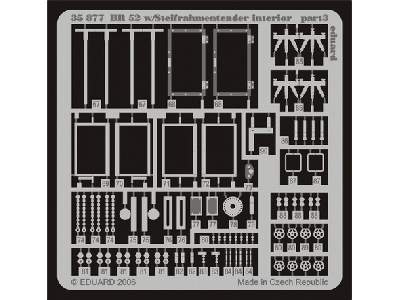 BR 52 w/ Steifrahmentender interior 1/35 - Trumpeter - image 4