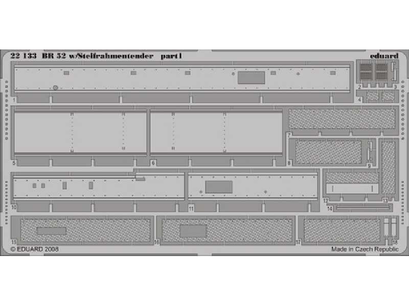 BR 52 w/ Steifrahmentender p.  2 1/72 - Hobby Boss - image 1