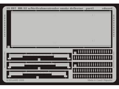BR 52 w/ Steifrahmentender smoke deflector 1/35 - Trumpeter - image 4