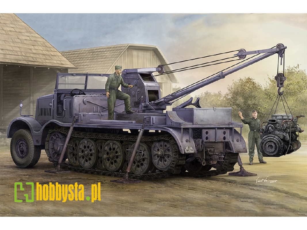 Schwerer Zugkraftwagen 18 T With 6 T Billstein-crane - Sd.Kfz.9/1 - image 1 Schwerer Zugkraftwagen 18 T With 6 T Billstein-crane - Sd.Kfz.9/1 - image 1
