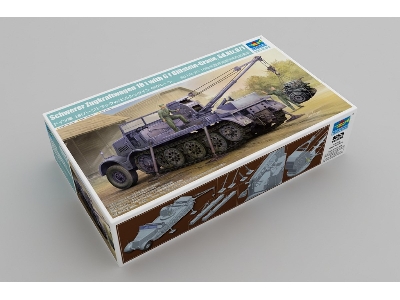 Schwerer Zugkraftwagen 18 T With 6 T Billstein-crane - Sd.Kfz.9/1 - image 2