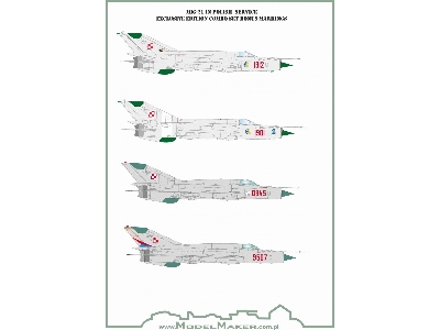 Mig-21 In Polish Service Exclusive Edition - Combo Set, Bonus Markings - image 2