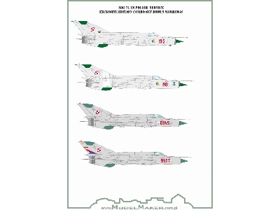 Mig-21 In Polish Service Exclusive Edition - Combo Set, Bonus Markings - image 3