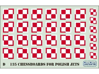 Polish Chessboards For Polish Jets Mig-21, Mig-29, Su-22, F-16 And Others - image 1