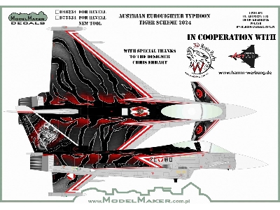 Austrian Eurofighter Typhoon Tiger Scheme 2024 - image 2