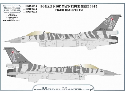 Polish F-16c Nato Tiger Meet 2015 - Tiger Demo Team - image 3
