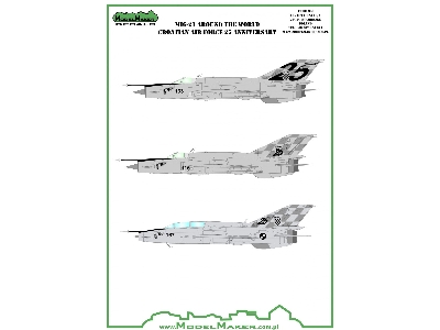 Mig-21 Around The World Croatian Air Force 25 Anniversary - image 2