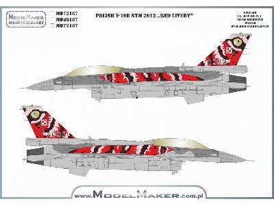Polish F-16d Ntm 2013 "red Livery" - image 2