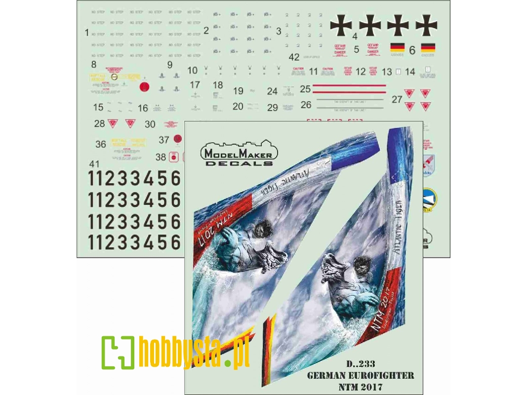 German Eurofighter Nato Tiger Meet 2017 (For Revell) - image 1 German Eurofighter Nato Tiger Meet 2017 (For Revell) - image 1