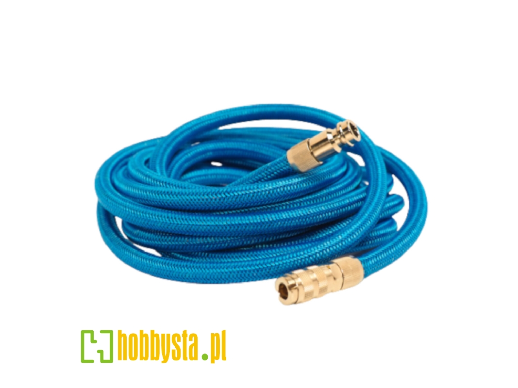 Wężyk W Oplocie 2m Z Końcówką Szybkozłączki Do Kompresora 5mm - image 1 Wężyk W Oplocie 2m Z Końcówką Szybkozłączki Do Kompresora 5mm - image 1