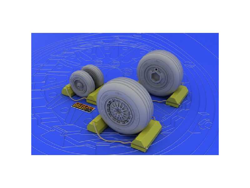 F-4C/ D/E/ F/G wheels 1/32 - Tamiya - image 1