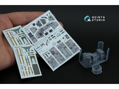 Panavia Tornado Ecr German Version - Interior 3d Decal With 3d-printed Resin Parts (For Italeri Kits) - image 3