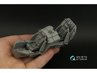 Boeing Ah-64 D Apache - Interior 3d Decal With 3d-printed Resin Parts (For Takom Kits) - image 1