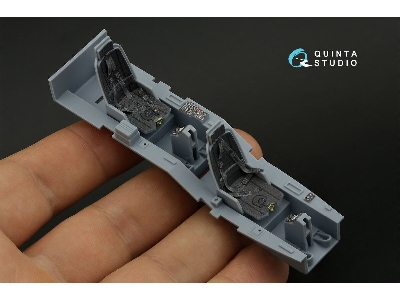 Bell Ah-1 Z - Interior 3d Decal With 3d-printed Resin Parts (For Academy Kits) - image 1