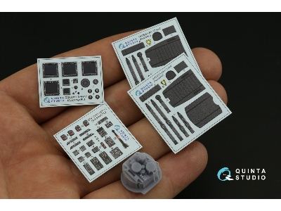 Bell Ah-1 Z - Interior 3d Decal With 3d-printed Resin Parts (For Academy Kits) - image 3
