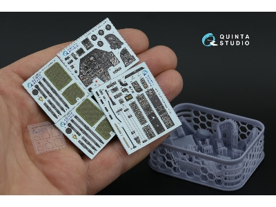 Bell Ah-1 W - Interior 3d Decal With 3d-printed Resin Parts (For Academy Kits) - image 3