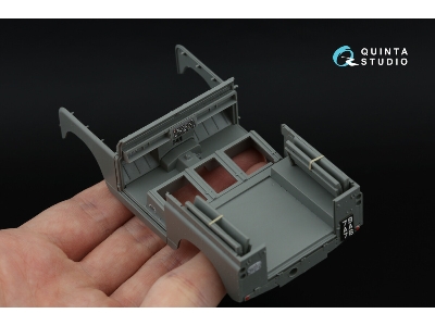 Land Rover 88 Series Ii Family - 3d-printed & Coloured Interior On Decal Paper With 3d-printed Resin Parts (For Ak Interactive K