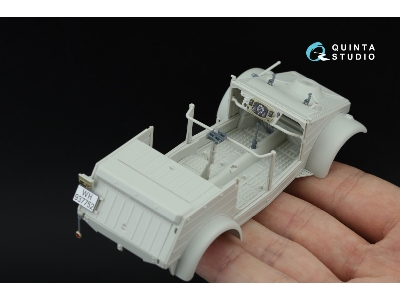 Kubelwagen Type 82 - 3d-printed & Coloured Interior On Decal Paper With 3d-printed Resin Parts (For Meng Vs-015 Kit) - image 13