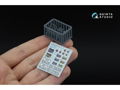 Kubelwagen Type 82 - 3d-printed & Coloured Interior On Decal Paper With 3d-printed Resin Parts (For Meng Vs-016 Kits) - image 2