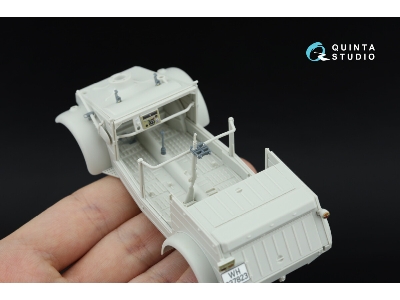 Kubelwagen Type 82 - 3d-printed & Coloured Interior On Decal Paper With 3d-printed Resin Parts (For Meng Vs-016 Kits) - image 3