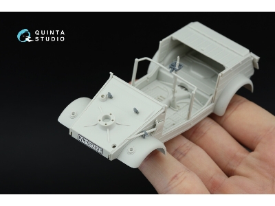 Kubelwagen Type 82 - 3d-printed & Coloured Interior On Decal Paper With 3d-printed Resin Parts (For Meng Vs-016 Kits) - image 14