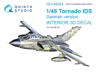 Panavia Tornado Ids German Veresion - Interior 3d Decal With 3d-printed Resin Parts (For Revell Kits) - image 2