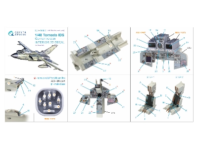 Panavia Tornado Ids German Veresion - Interior 3d Decal With 3d-printed Resin Parts (For Revell Kits) - image 15