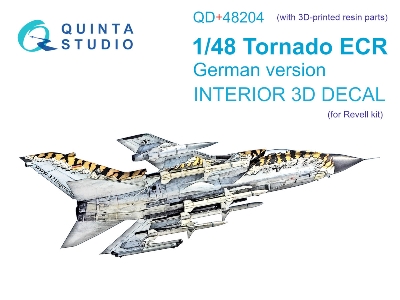 Panavia Tornado Ecr German Version - Interior 3d Decal With 3d-printed Resin Parts (For Revell Kits) - image 2