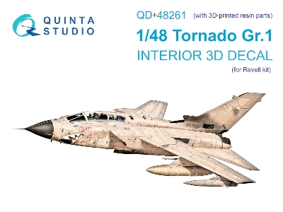 Panavia Tornado Gr.1 Interior - Interior 3d Decal With 3d-printed Resin Parts (For Revell Kits) - image 2