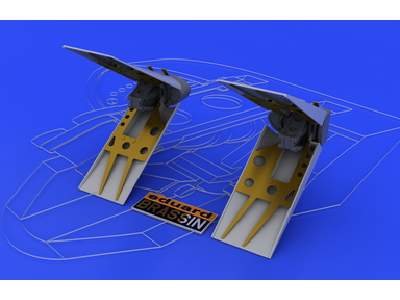 F-16 air brakes 1/48 - Tamiya - image 1