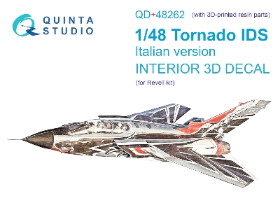 Panavia Tornado Ids Italian Version - Interior 3d Decal With 3d-printed Resin Parts (For Revell Kits) - image 2