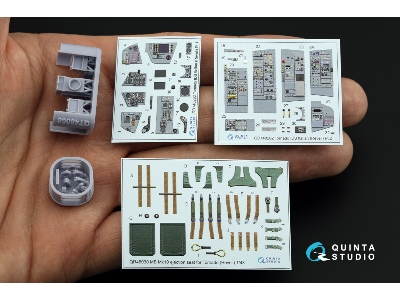 Panavia Tornado Ids Italian Version - Interior 3d Decal With 3d-printed Resin Parts (For Revell Kits) - image 3