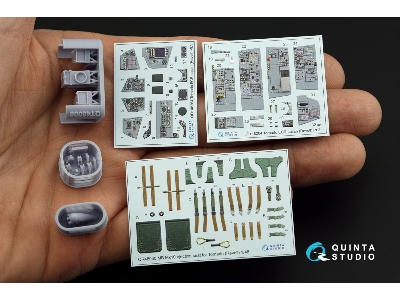 Panavia Tornado Ecr Italian Version - Interior 3d Decal With 3d-printed Resin Parts (For Revell Kits) - image 3