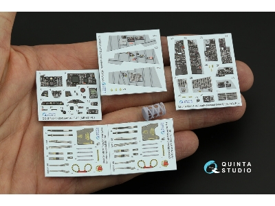 Mcdonnell Douglas F-4 G Early (Without Dmas) - Interior 3d Decal With 3d-printed Resin Parts (For Meng Kits) - image 3