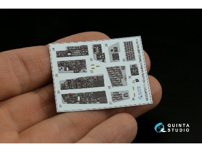 Mcdonnell Douglas F-4 G Early (Without Dmas) - Interior 3d Decal With 3d-printed Resin Parts (For Meng Kits) - image 4