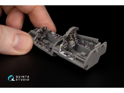 Mcdonnell Douglas F-4 G Late (With Dmas) - Interior 3d Decal With 3d-printed Resin Parts (For Meng Kits) - image 1