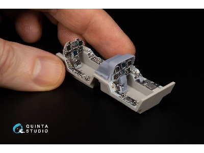 Mcdonnell Douglas F/A-18 D Late (Bunos 163986 And Up) - Interior 3d Decal With 3d-printed Resin Parts (For Hasegawa Kits) - imag