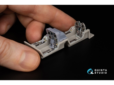 Mcdonnell Douglas F/A-18 D Late (Bunos 163986 And Up) - Interior 3d Decal With 3d-printed Resin Parts (For Hasegawa Kits) - imag