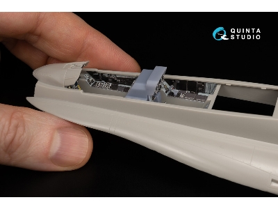 Mcdonnell Douglas F/A-18 D Late (Bunos 163986 And Up) - Interior 3d Decal With 3d-printed Resin Parts (For Hasegawa Kits) - imag