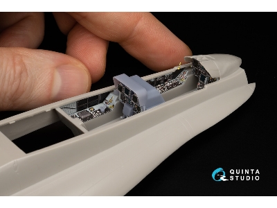 Mcdonnell Douglas F/A-18 D Late (Bunos 163986 And Up) - Interior 3d Decal With 3d-printed Resin Parts (For Hasegawa Kits) - imag