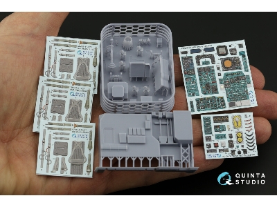 Kamov Ka-27pl (Military Version) - Interior 3d Decal With 3d-printed Resin Parts (For Hobby Boss Kits) - image 3