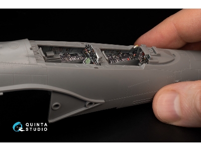 Mcdonnell Douglas F-4 E Late (Without Dmas)  - Interior 3d Decal With 3d-printed Resin Parts (For Meng Kits) - image 13
