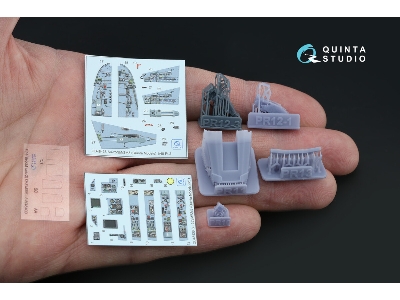 Sukhoi Su-25 Sm/Sm3 - Interior 3d Decal With 3d-printed Resin Parts (For Zvezda/Quinta Models And Arma Models Kits) - image 3
