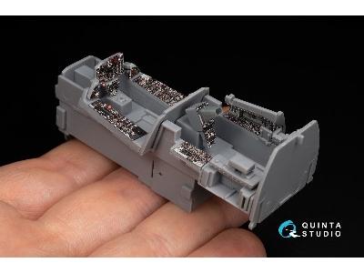 Mcdonnell Douglas F-4 G Early (Without Dmas) - Interior 3d Decal With 3d-printed Resin Parts (For Zm Sws Kits) - image 1