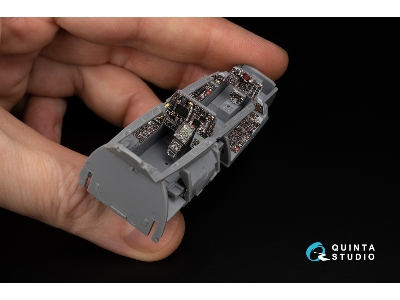 Mcdonnell Douglas F-4 G Early (Without Dmas) - Interior 3d Decal With 3d-printed Resin Parts (For Zm Sws Kits) - image 8