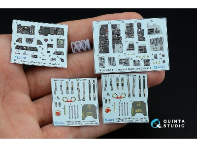 Mcdonnell Douglas F-4 G Late (With Dmas) - Interior 3d Decal With 3d-printed Resin Parts (For Zm Sws Kits) - image 2