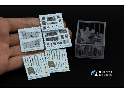 F-4 B Phantom Ii - Interior 3d Decal (With 3d-printed Resin Parts) (For Academy) - image 17
